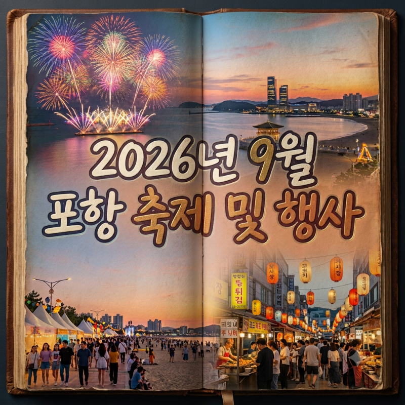 2026년 9월 포항 축제 및 행사 2탄
