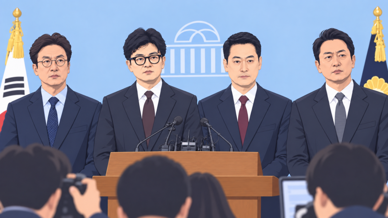 한동훈 차기 대선 지지율은 상승세일까 | 최근 3개월 여론조사 분석