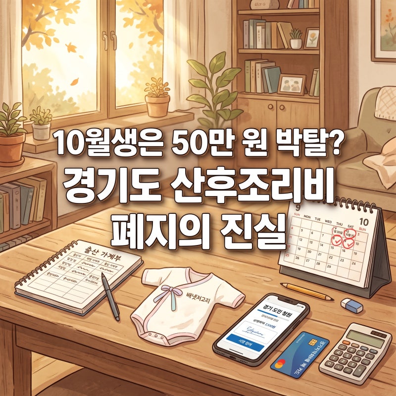 10월생은 50만원 박탈? 경기도 산후조리비 폐지 청원 진실