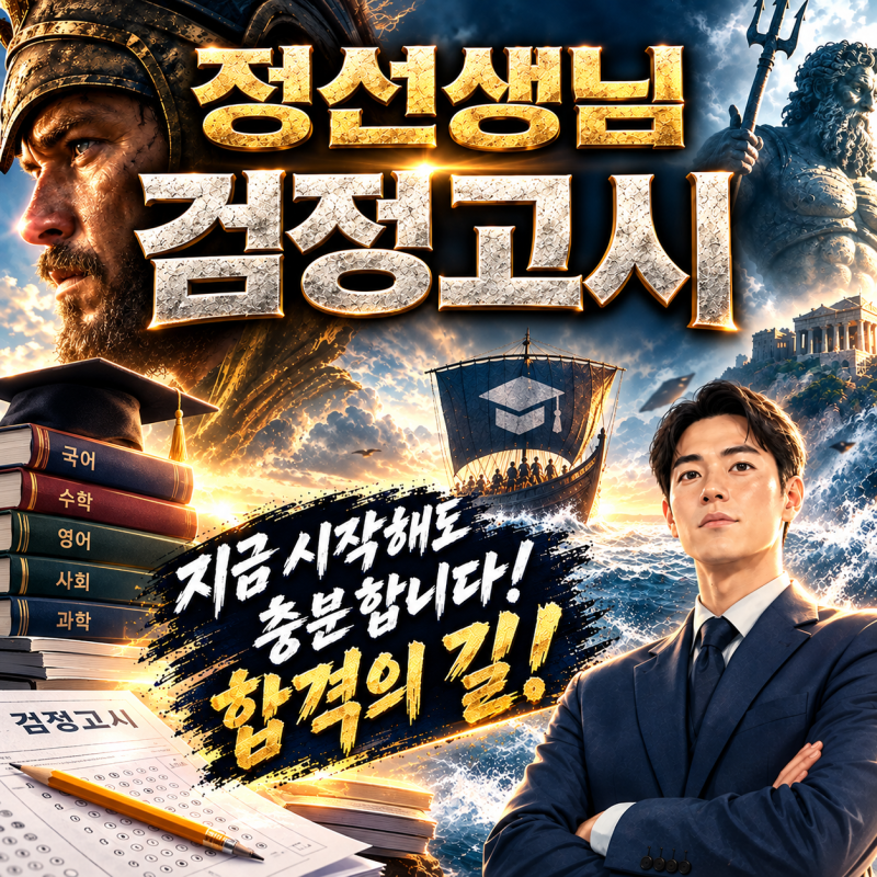 시흥 고졸검정고시 전과목 과외 4월시험 합격 중졸 학원
