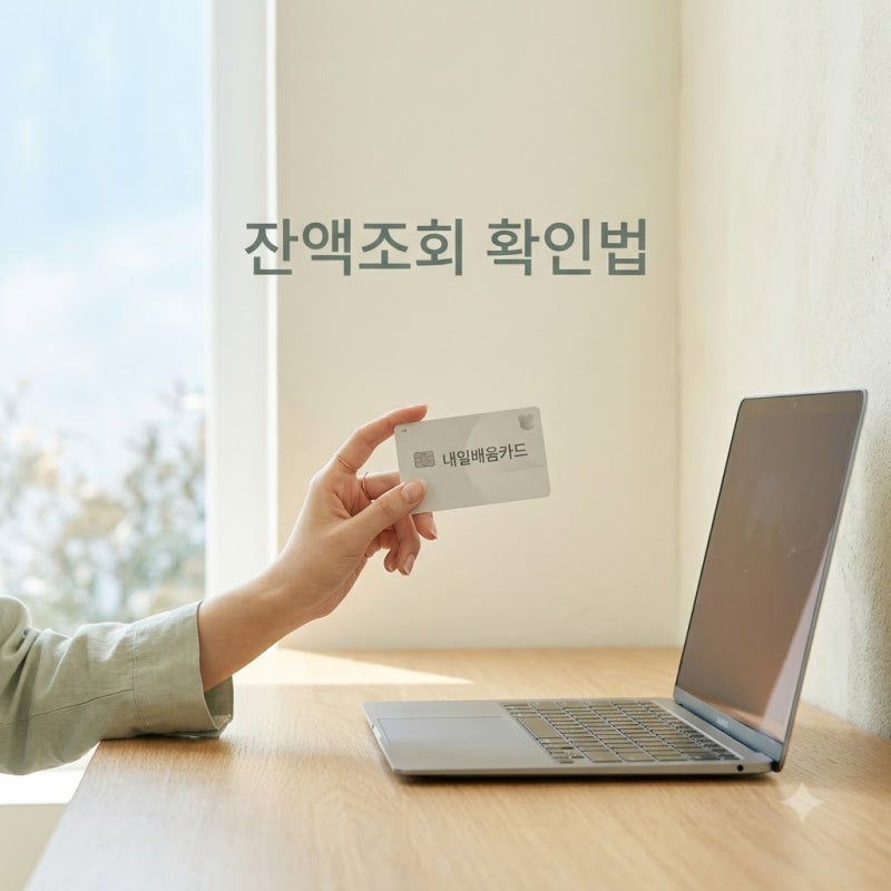 "분명 남았는데 0원?" 국민내일배움카드 잔액조회 후 깜짝 놀란 이유..