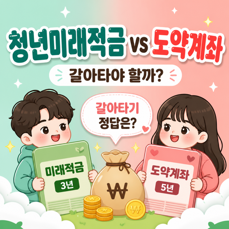 "도약계좌 이제 못 든다고?" 청년미래적금 갈아타기 손익 셈법