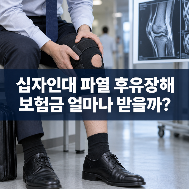 넘어져 전방십자인대가 파열됐다면? 개인보험 후유장해보험금 계산법