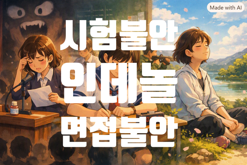 [대치동 정신과] 시험불안약, 인데놀의 숨겨진 효과: 기억·집중력·불안·운동 능력까지 바꾸....