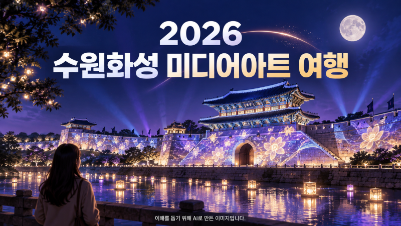 2026 수원화성 미디어아트 관람꿀팁부터 상영시간까지 총정리