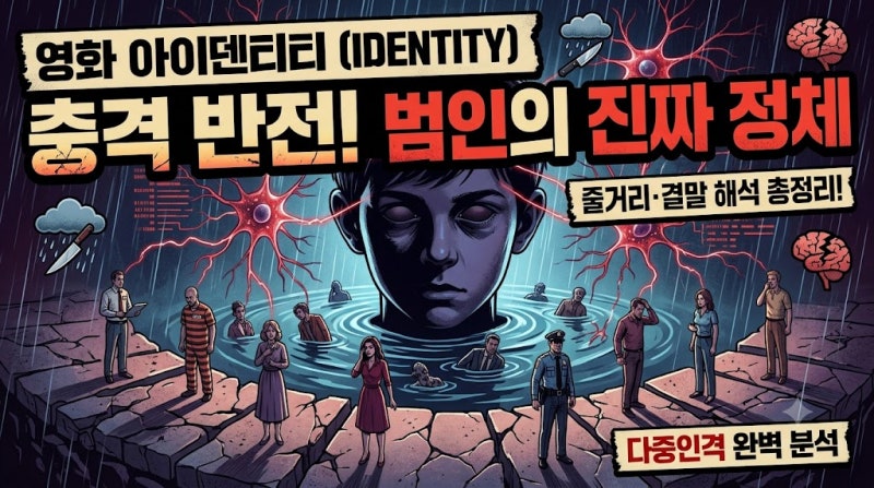 영화 아이덴티티 줄거리 결말 해석 총정리! 충격 반전 범인의 진짜 정체와 다중인격 인격 소....