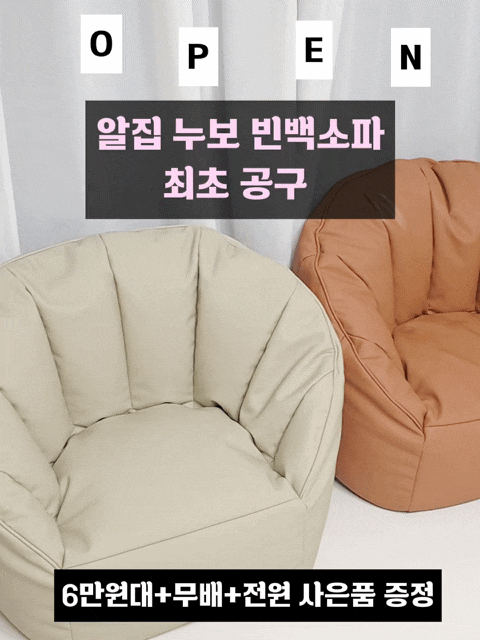 알집 누보 빈백소파 공구 아기 빈백 추천 핫딜