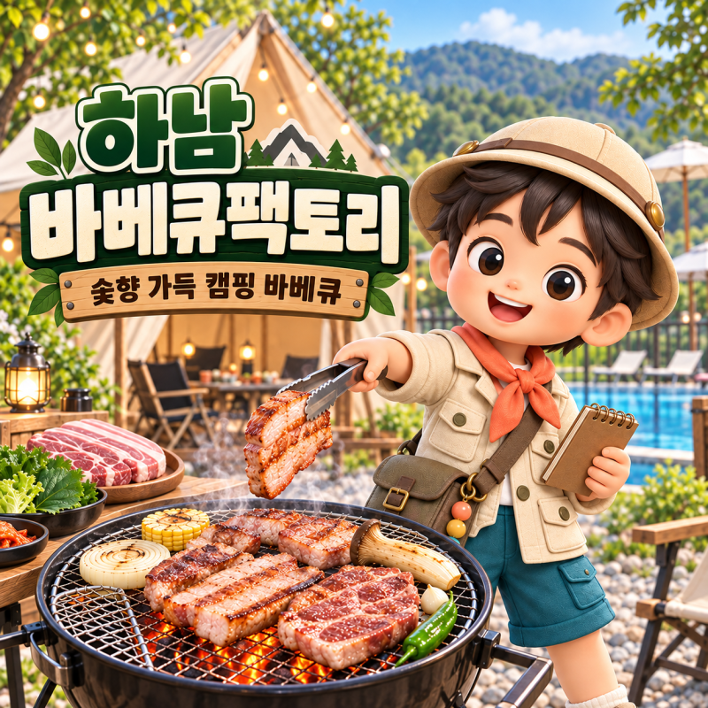 하남 감북동 바베큐팩토리 감북점, 가족과 즐긴 캠핑 바베큐