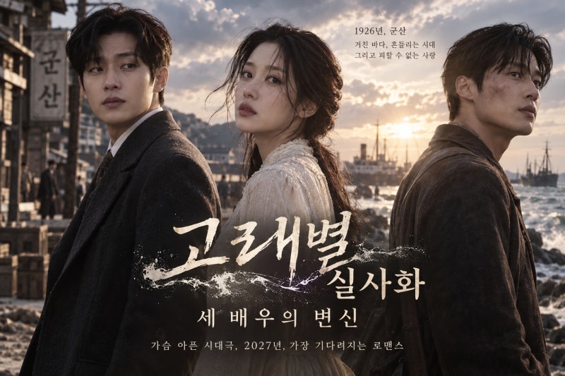 문가영 최우식 허남준의 고래별, 2027년 tvN 시대극 로맨스 관전 포인트