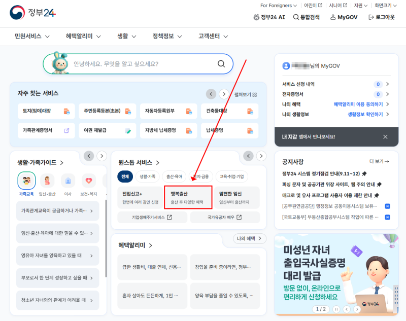 남편 보여주려고 정리한 출산 후 남편 해야 할 일 체크리스트 (온라인 출생신고, 부모급여, ....