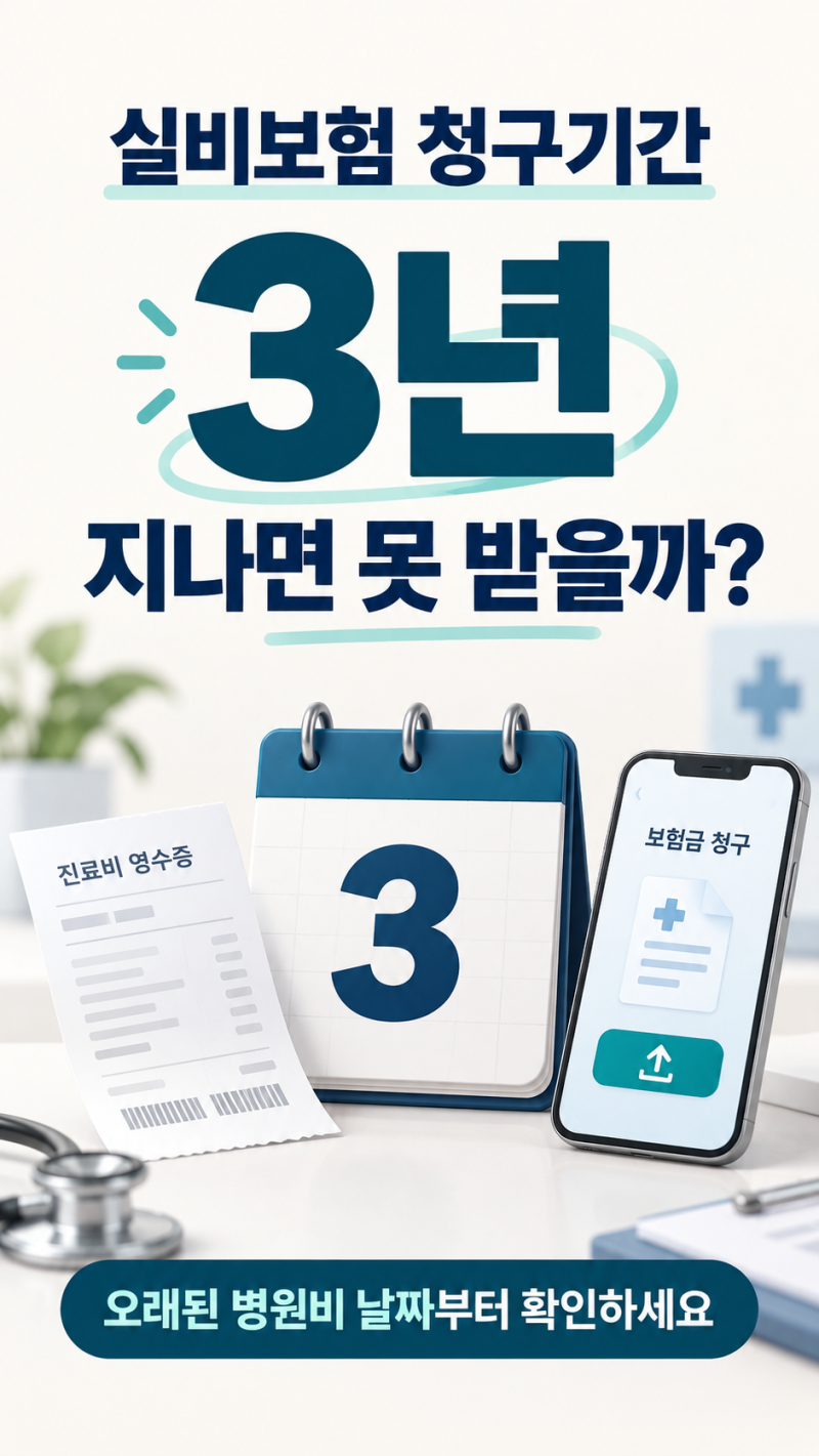 실비보험 청구기간, 3년 지나면 보험금 정말 못 받을까?