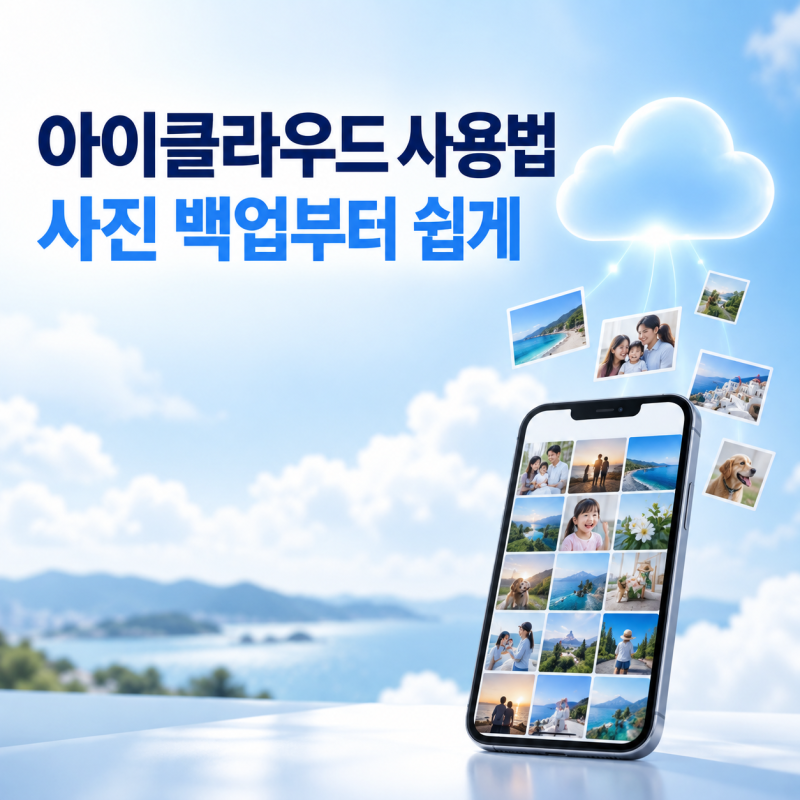 아이클라우드 사용법, 아이폰 사진 백업부터 저장공간 확인까지