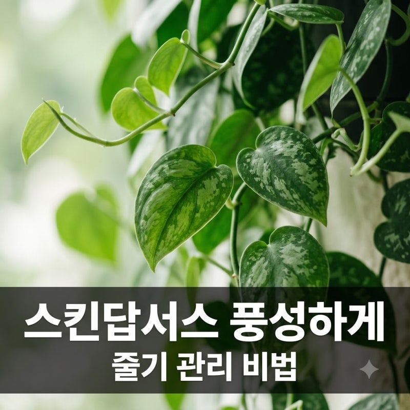 스킨답서스 풍성하게 키우기! 길게 자라는 줄기 해결법 3가지