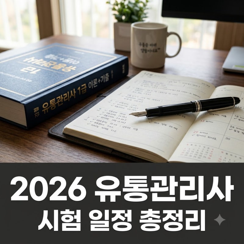 "올해 마지막 기회는?".. 2026년 유통관리사 시험일정 꼭 확인하세요