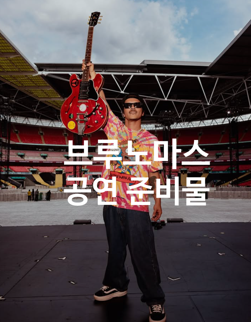 브루노마스 해외내한공연 콘서트 준비물 일반예매 티켓가격 스탠딩 지정석