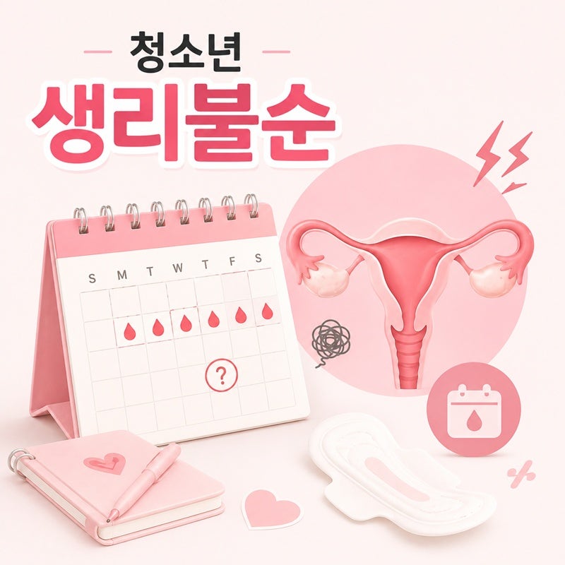 청소년 생리불순 주기 바로잡는 진짜TIP