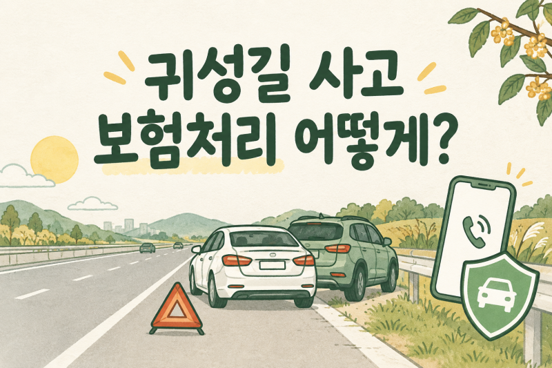 귀성길 교통사고, 자동차보험 접수부터 치료비 청구까지(보험사별 사고접수 대표번호 정리)