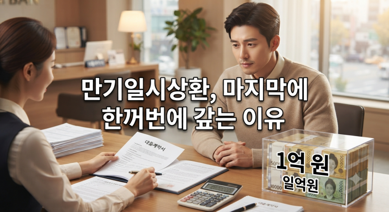 만기일시상환이란? 원리금균등상환과 뭐가 다를까?