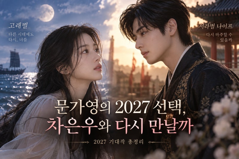 문가영 차기작 고래별부터 차은우 재회설까지, 2027 기대작 총정리