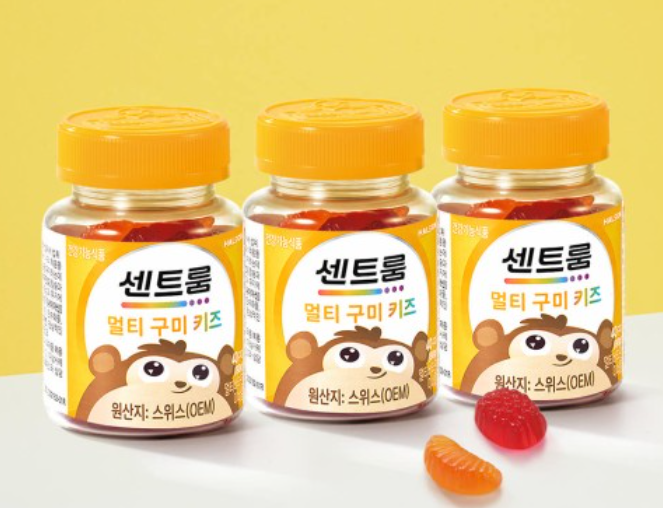 아이 간식도 건강하게, 센트룸 멀티 구미 키즈 40구미