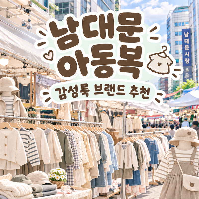 남대문 아동복 여아 남아 감성 등원룩 브랜드 추천 26가을신상 사이즈표