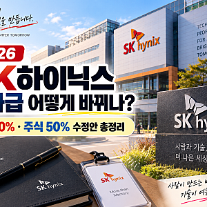 SK하이닉스 성과급 어떻게 바뀌나? 현금 50% 주식 50% 수정안 총정리