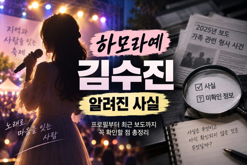 하모라예 김수진 프로필부터 최근 보도까지, 알려진 사실과 꼭 확인할 점 총정리