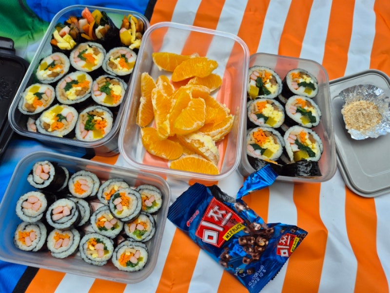 김밥 싸서 평화의 공원으로 가을 소풍