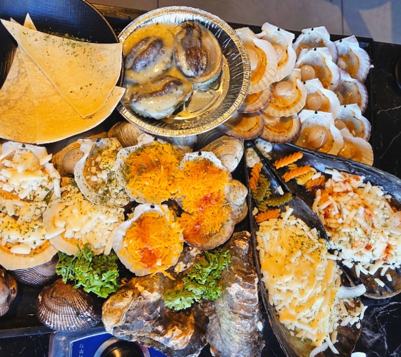 [부산/광안리] 오션뷰 조개구이 무한리필 맛집 조개대표 본점