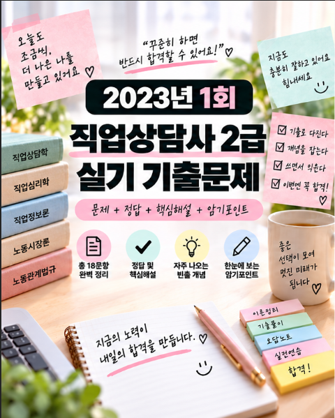 2023년 1회 직업상담사 2급 실기 기출문제