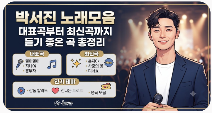박서진 노래모음 대표곡부터 최신곡까지 듣기 좋은 곡 총정리