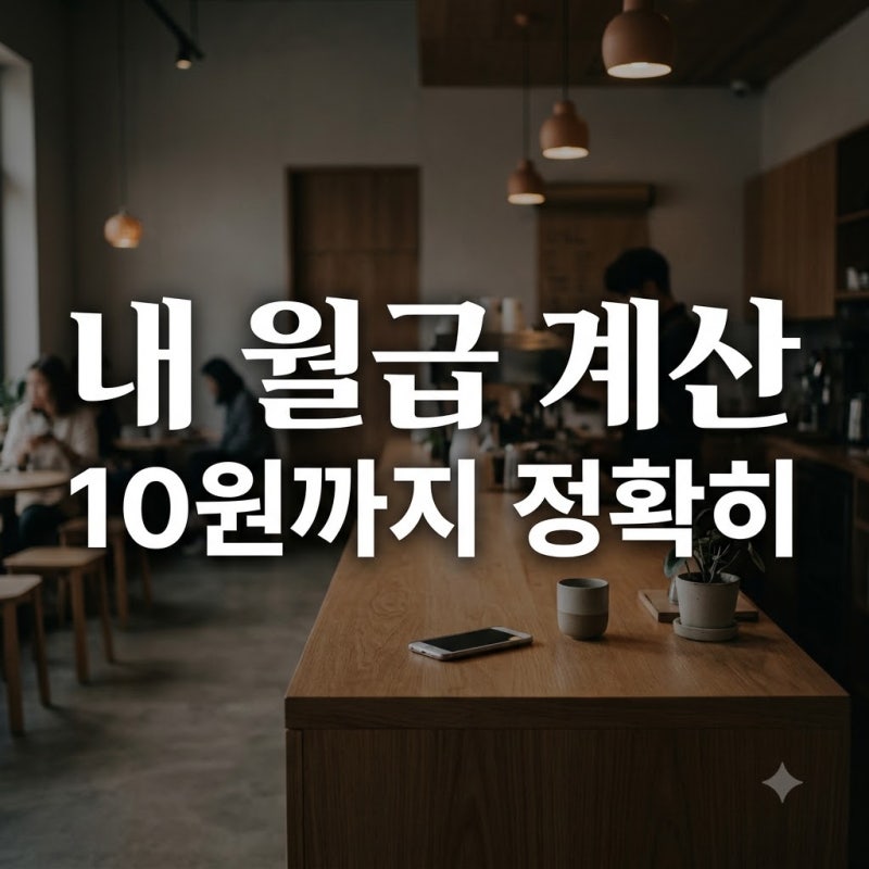 설마 내 월급도?.. 알바시급계산기 직접 돌려보고 찾아낸 숨은 돈