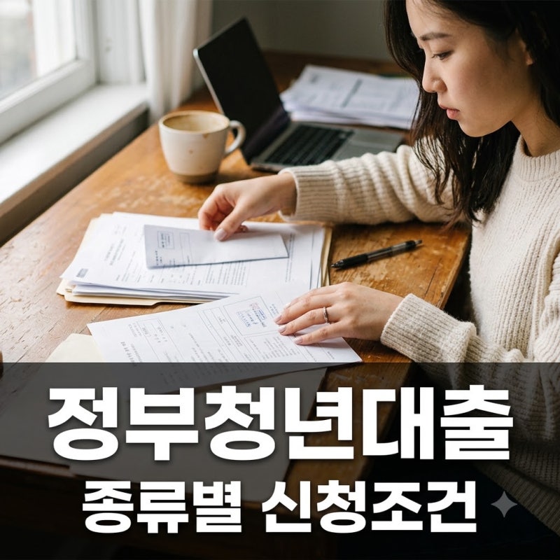 정부청년대출 나만 몰랐던 종류별 핵심 신청 조건
