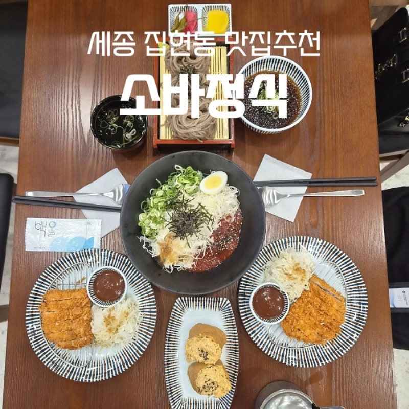 세종 집현동 맛집 삼동소바 점심으로 먹기 좋은 소바 정식