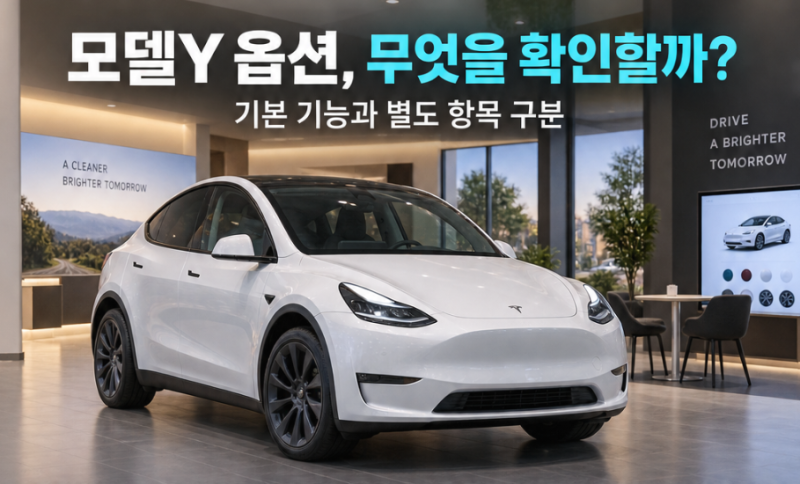 테슬라 모델Y 옵션｜기본 포함 기능과 따로 확인할 것