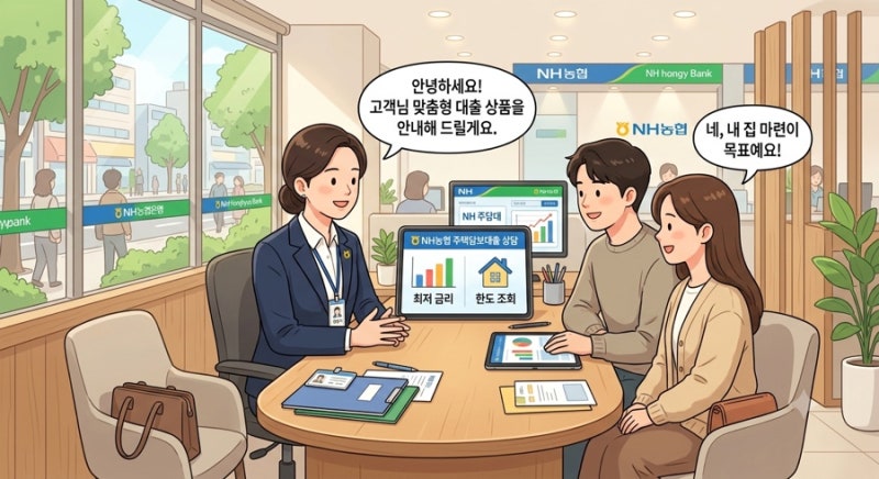 [농협 주택담보대출 금리 인하] 최대 0.45%p 인하! 대출 준비 중이라면 꼭 확인하세요