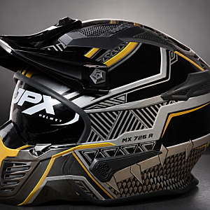 JPX MX726R 오프로드 헬멧 — 이 고글 마스크, 왜 달려있는지 타보면 압니다