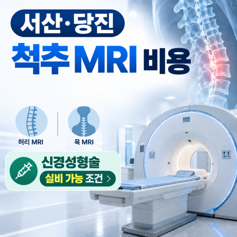 [허리디스크] 이번엔 허리디스크라니 (mri비용/신경성형술 실비가능?)