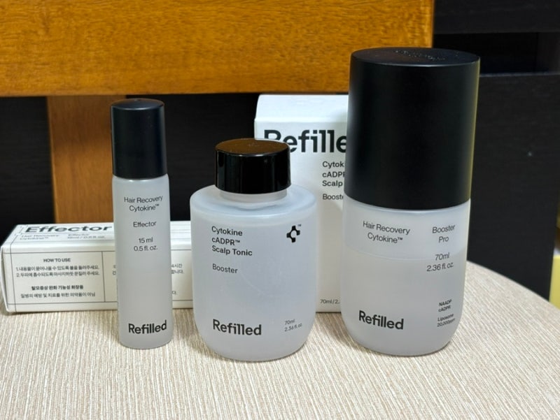 항암탈모 두피관리ㅣ리필드 헤어 부스터 토닉 & 스팟앰플 한달 사용 찐 후기
