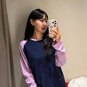 요즘 많이 보이는 자라 배색 래글런 티셔츠, 직접 입어본 후기