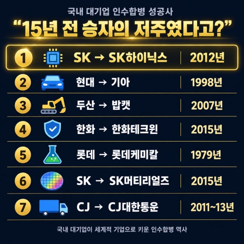 "15년 전 승자의 저주였다고?" SK하이닉스 인수 봤더니