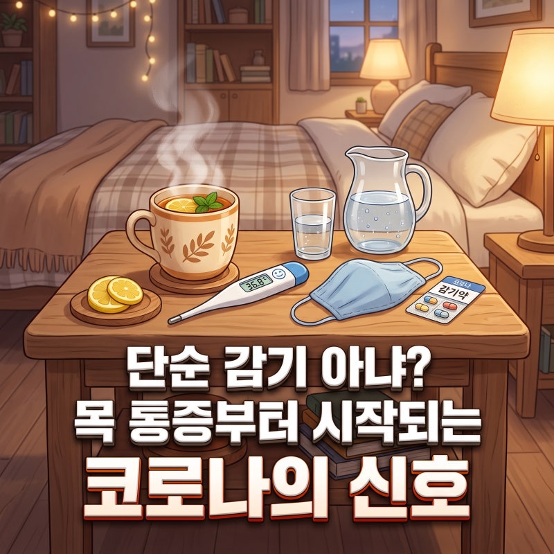 코로나 재유행 목 통증부터 시작되는 코로나 증상 순서와 대처법
