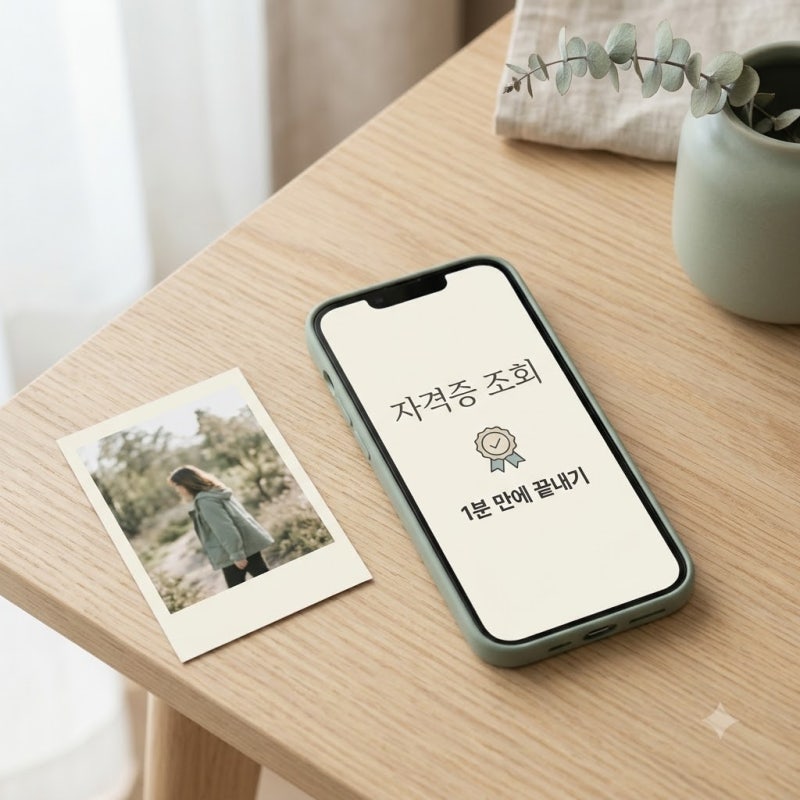 "설마 내 자격증이?" 큐넷자격증조회 1분 만에 끝내는 의외의 방법..