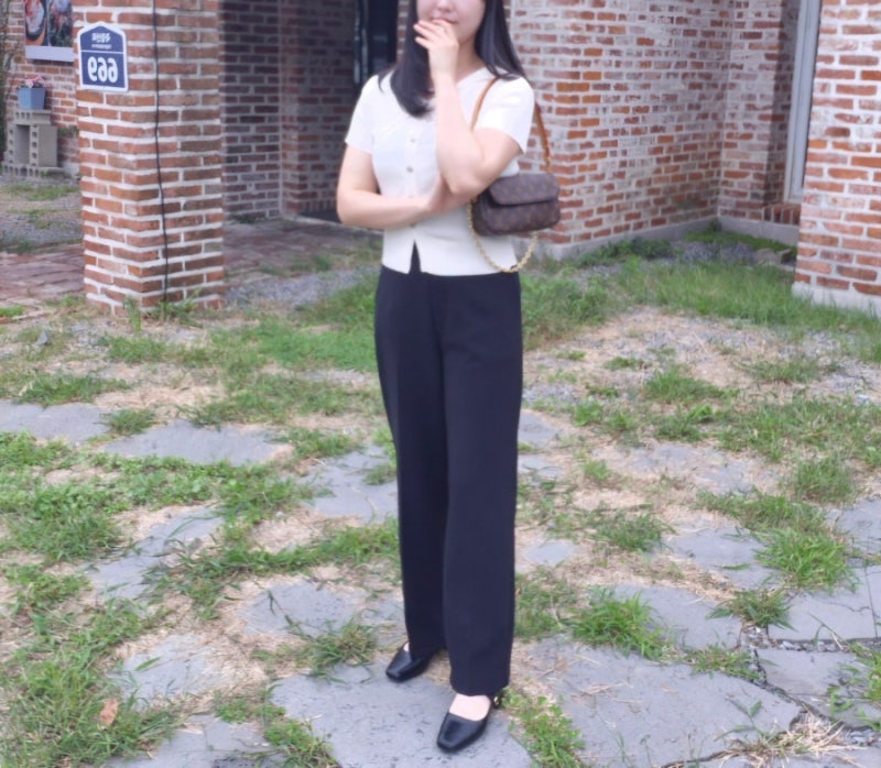 [가을 여성 슬랙스 추천] 구김 없이 탄탄한 모아벨리 스판 정장 바지 (블랙/네이비/밤베이지)