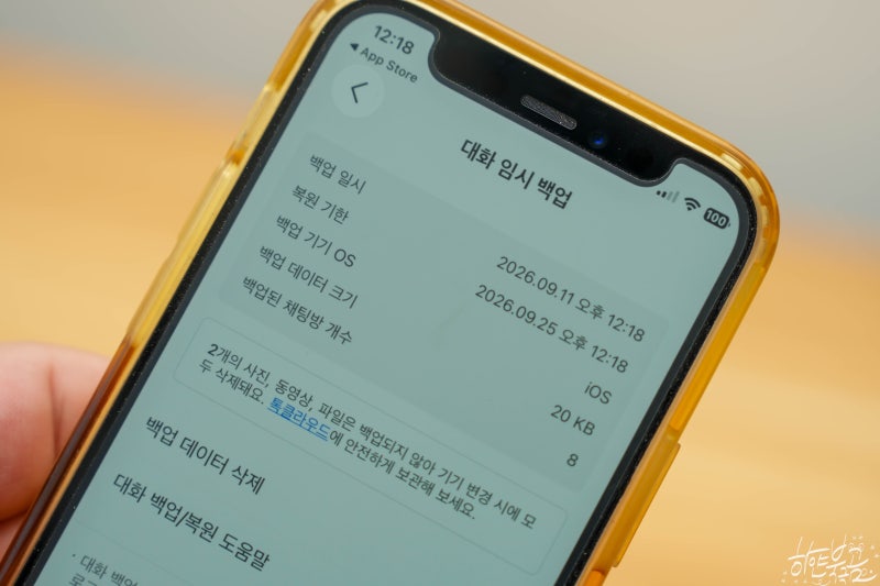 카카오톡 백업 방법과 카톡 대화내용 복구, 기기변경 전 비밀번호 복원 기간 주의사항 정리