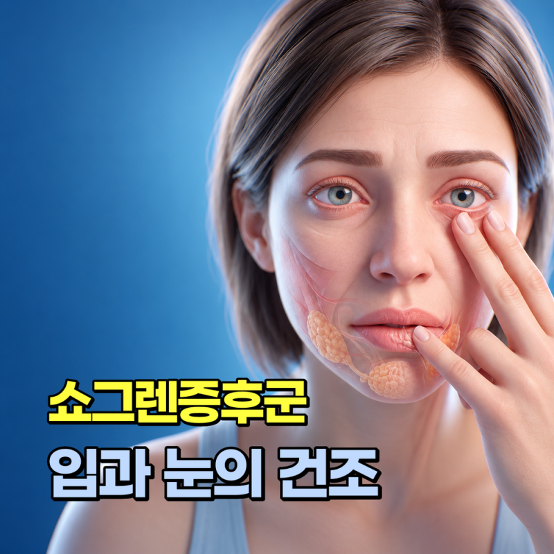 쇼그렌증후군 증상과 관리｜입과 눈이 함께 건조하다면