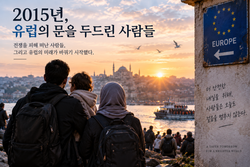 [역사 연대기 #012] 2015년, 난민들이 유럽의 문을 두드리다