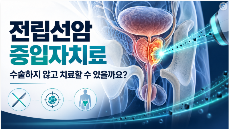 전립선암 중입자치료, 수술하지 않고 치료할 수 있을까요?