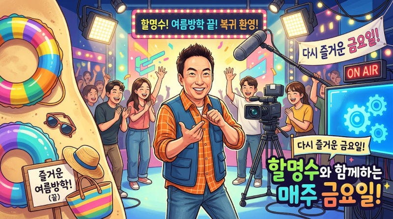 박명수 ‘할명수’ 복귀, 왜 실검 3위? 6년 만의 첫 여름방학 끝내고 9월 11일 다시 돌아왔다