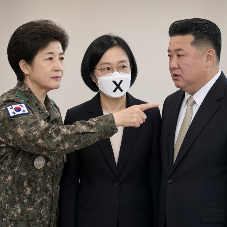 육군출신 <b>강선영</b> 의원이 한성숙총리에게 <b>주적</b>이 어디냐 묻자...